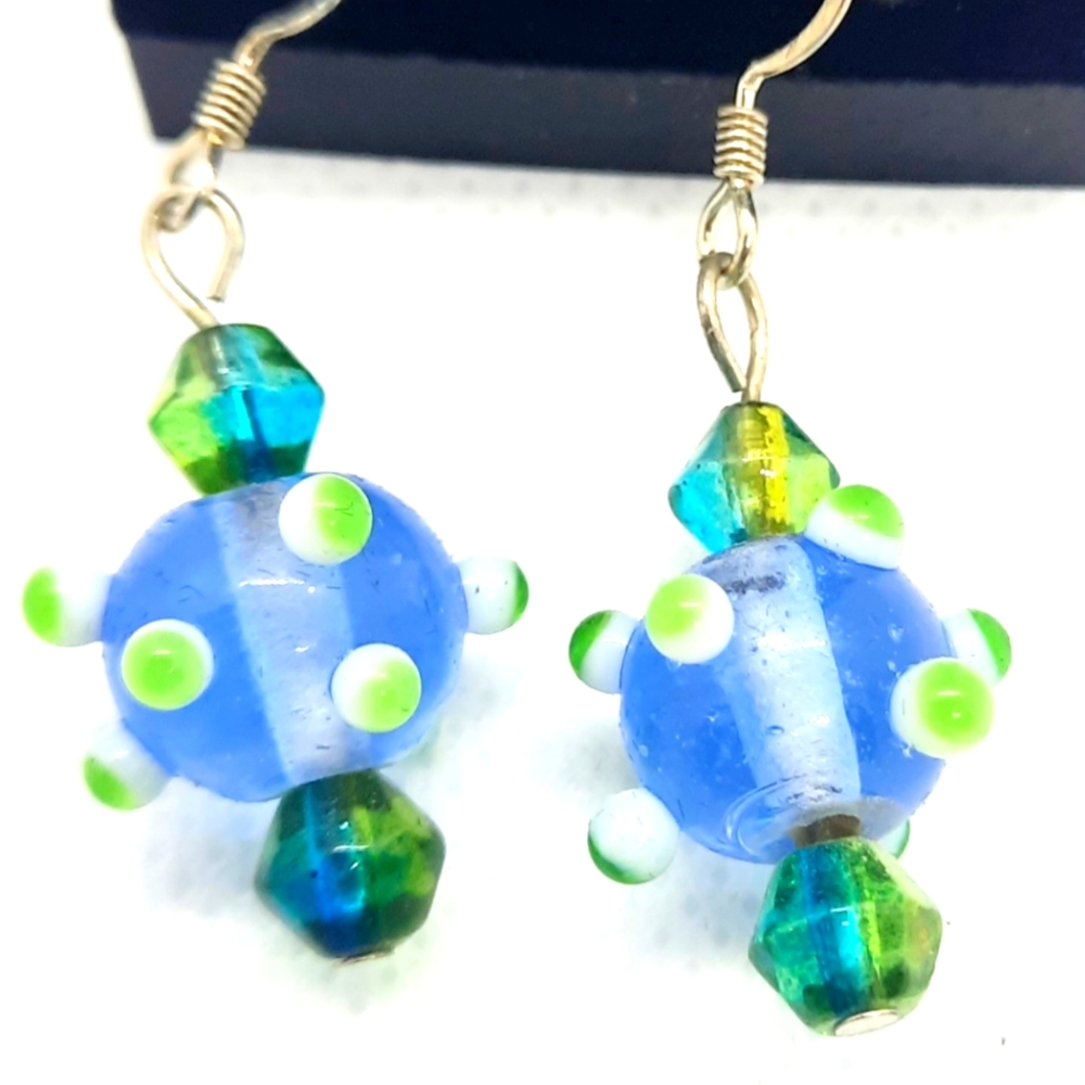 Crazy cute bumpy bead earrings